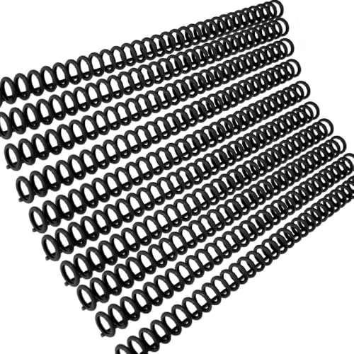 Matybobe Plastik 30-Loch Lose Blatt Binder Ring Bindung Kämme 85 Blatt Kapazität für Papier Notebook Album Büro Schulsachen (10pcs) von Matybobe