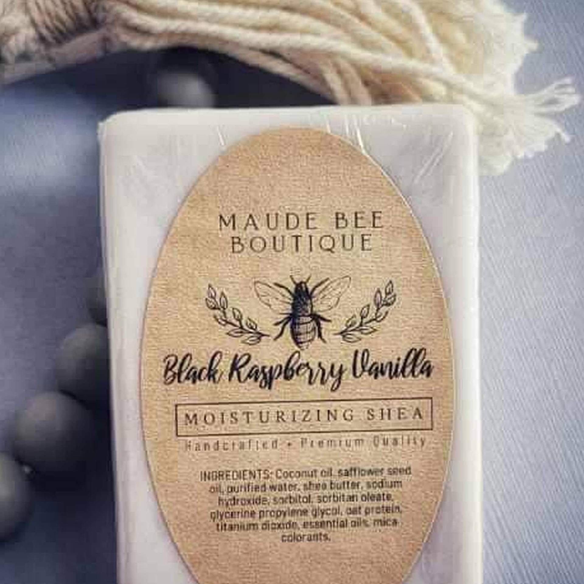 Handgemachte Himbeer-Vanille-Sheabutter-Seife - Süsser Genuss Handgemachte Himbeer-Vanille-Sheabutter-Seife - Süsser Genuss von MaudeBeeBoutique