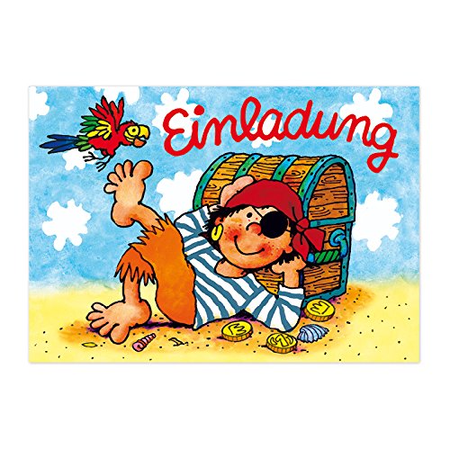 Mauder Verlag 8 Einladungskarten und Umschläge * Pirat Pit Planke * für Kindergeburtstag vom Lutz Kinder Geburtstag Mauder Verlag 8 Einladungskarten und Umschläge * Pirat Pit Planke * für Kindergeburtstag vom Lutz Kinder Geburtstag von Lutz Mauder