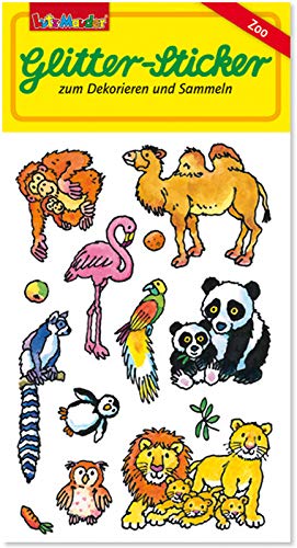Glitter-Sticker * ZOOTIERE * von Lutz Mauder | 72307 | als Mitgebsel für Kinder | Zoo Tiere Aufkleber zum Kindergeburtstag & Basteln von Mauder Verlag