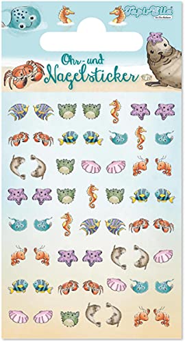 56 Ohr- und Nagelsticker für Kinder und Erwachsene | Sticker Ohrsticker (Meerestiere) 56 Ohr- und Nagelsticker für Kinder und Erwachsene | Sticker Ohrsticker (Meerestiere) von Lutz Mauder