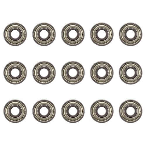 Mauedest 15 Stück 606Z 6 x 17 x 6 mm Metall Miniatur Radialkugeln starr Mauedest 15 Stück 606Z 6 x 17 x 6 mm Metall Miniatur Radialkugeln starr von Mauedest