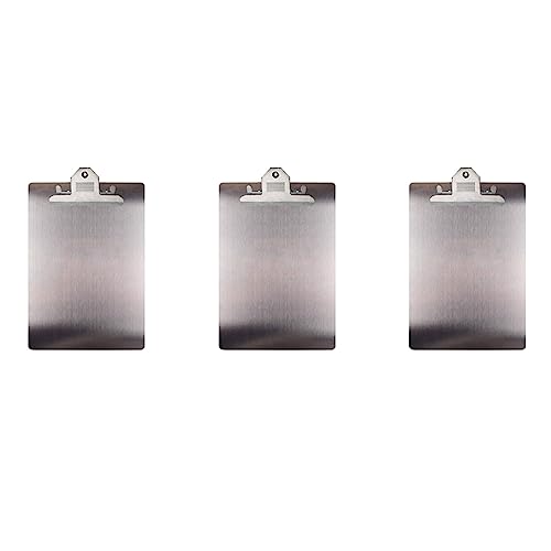 Mauedest 3 x Aktenordner aus Metall A4 für Notizen aus Edelstahl Organizer Binder Board Menü Splint für Office School Teach Mauedest 3 x Aktenordner aus Metall A4 für Notizen aus Edelstahl Organizer Binder Board Menü Splint für Office School Teach von Mauedest