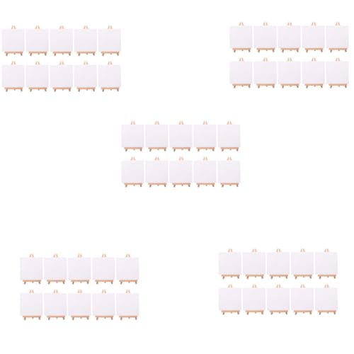 Mauedest 50 Mini-Künstler-Set aus Leinwand zum Basteln, Zeichnen, Tisch, Staffelei, Geschenk Mauedest 50 Mini-Künstler-Set aus Leinwand zum Basteln, Zeichnen, Tisch, Staffelei, Geschenk von Mauedest
