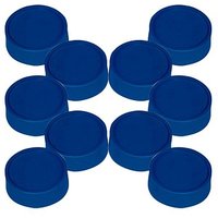 10 MAUL Magnete blau Ø 3,4 x 1,4 cm von Maul