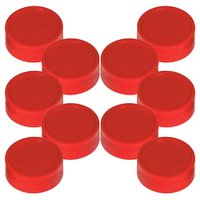 10 MAUL Magnete rot Ø 3,4 x 1,4 cm von Maul