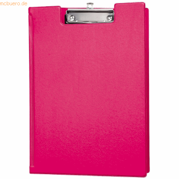 12 x Maul Schreibmappe mit Folienüberzug A4 hoch pink von Maul