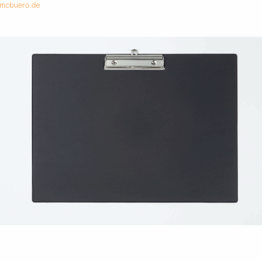 12 x Maul Schreibplatte A3 quer Kunststoff schwarz von Maul