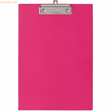 12 x Maul Schreibplatte mit Folienüberzug A4 hoch pink von Maul