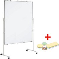 AKTION: MAUL Moderationswand MAULpro 120,0 x 150,0 cm blau, weiß + GRATIS Moderations-Starter-Set, bestehend aus je 120 Moderationskarten Ø 9,5 cm, Ø 13,5 cm, 9,5 x 20,0 cm, 200 Signal-Nadeln von Maul