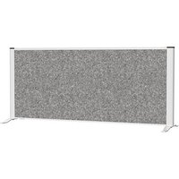 MAUL Akustik-Tischtrennwand MAULconnecto 9851295, dunkelgrau 120,0 x 50,0 cm von Maul