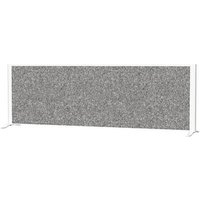 MAUL Akustik-Tischtrennwand MAULconnecto 9851602, dunkelgrau 160,0 x 50,0 cm von Maul