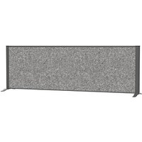 MAUL Akustik-Tischtrennwand MAULconnecto 9851689, dunkelgrau 160,0 x 50,0 cm von Maul