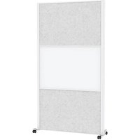 MAUL Akustik-Trennwand MAULconnecto 9613102, hellgrau, weiß 100,0 x 182,0 cm mit Rollen MAUL Akustik-Trennwand MAULconnecto 9613102, hellgrau, weiß 100,0 x 182,0 cm mit Rollen von Maul