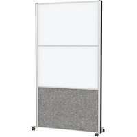 MAUL Akustik-Trennwand MAULconnecto 9622195, dunkelgrau, weiß 100,0 x 182,0 cm mit Rollen MAUL Akustik-Trennwand MAULconnecto 9622195, dunkelgrau, weiß 100,0 x 182,0 cm mit Rollen von Maul