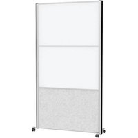 MAUL Akustik-Trennwand MAULconnecto 9623195, hellgrau, weiß 100,0 x 182,0 cm mit Rollen MAUL Akustik-Trennwand MAULconnecto 9623195, hellgrau, weiß 100,0 x 182,0 cm mit Rollen von Maul
