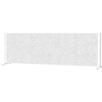 MAUL Akustik-Tischtrennwand MAULconnecto 9852602, hellgrau 160,0 x 50,0 cm von Maul