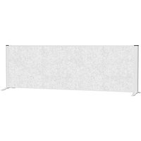 MAUL Akustik-Tischtrennwand MAULconnecto 9852695, hellgrau 160,0 x 50,0 cm von Maul