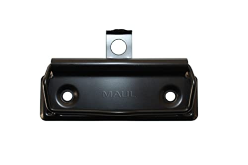 MAUL Bügelklemmer Metall zur Montage auf Metall, Kunststoff, Holz, mit Aufhängeöse, auch für DIY und Basteln, Breite 7 cm, Klemmweite 0,8 cm, Schwarz MAUL Bügelklemmer Metall zur Montage auf Metall, Kunststoff, Holz, mit Aufhängeöse, auch für DIY und Basteln, Breite 7 cm, Klemmweite 0,8 cm, Schwarz von Maul