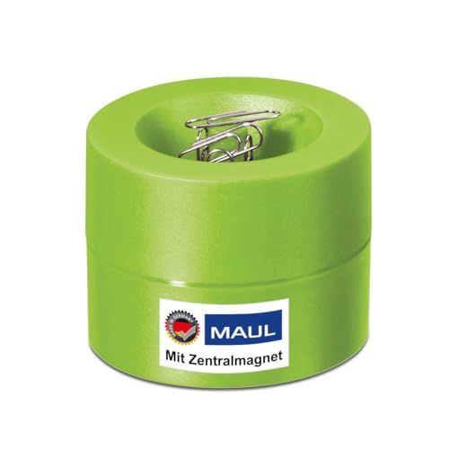 Maul Klammernspender MAULpro | Schreibtisch Organizer zur Aufbewahrung von Büroklammern | magnetischer Ordnungshelfer für Büro, zu Hause und Arbeitszimmer | inklusive 15 Klammern | Grün Maul Klammernspender MAULpro | Schreibtisch Organizer zur Aufbewahrung von Büroklammern | magnetischer Ordnungshelfer für Büro, zu Hause und Arbeitszimmer | inklusive 15 Klammern | Grün von Maul