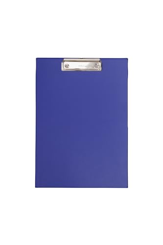 MAUL Klemmbrett A4 | Klemmbrett aus Karton mit Folie | Schreibbrett mit Papierklemme | Clipboard mit moderner Klemmer zur Aufbewahrung von Papier | für Büro, Küche und Werkstatt | Dunkelblau MAUL Klemmbrett A4 | Klemmbrett aus Karton mit Folie | Schreibbrett mit Papierklemme | Clipboard mit moderner Klemmer zur Aufbewahrung von Papier | für Büro, Küche und Werkstatt | Dunkelblau von Maul