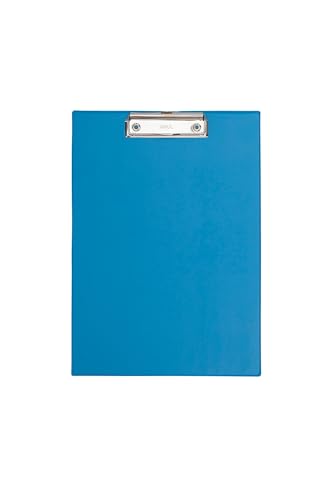MAUL Klemmbrett A4 | Klemmbrett aus Karton mit Folie | Schreibbrett mit Papierklemme | Clipboard mit moderner Klemmer zur Aufbewahrung von Papier | für Büro, Küche und Werkstatt | Hellblau MAUL Klemmbrett A4 | Klemmbrett aus Karton mit Folie | Schreibbrett mit Papierklemme | Clipboard mit moderner Klemmer zur Aufbewahrung von Papier | für Büro, Küche und Werkstatt | Hellblau von Maul