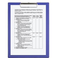 MAUL Klemmbrett 2335237 DIN A4 blau Karton, 1 St. von Maul