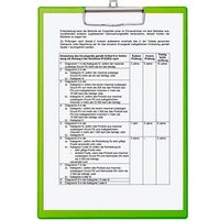 MAUL Klemmbrett 2335254 DIN A4 hellgrün Karton, 1 St. von Maul