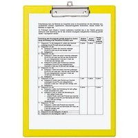 MAUL Klemmbrett 2335213 DIN A4 gelb Karton, 1 St. von Maul