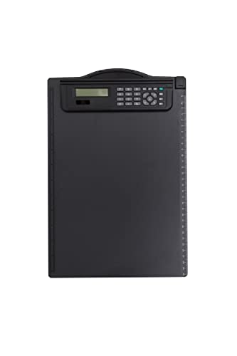 MAUL Klemmbrett mit Rechner | DIN A4 Klemmbrett | integrierter Solar Rechner mit 8-stelligem Display | multifunktionales Klemmbrett inkl. Taschenrechner | für Büro und Arbeitsplatz | Schwarz MAUL Klemmbrett mit Rechner | DIN A4 Klemmbrett | integrierter Solar Rechner mit 8-stelligem Display | multifunktionales Klemmbrett inkl. Taschenrechner | für Büro und Arbeitsplatz | Schwarz von Maul