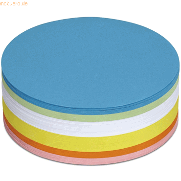 MAUL Moderationskarten Kreis 135mm sortiert VE=250 stück MAUL Moderationskarten Kreis 135mm sortiert VE=250 stück von Maul