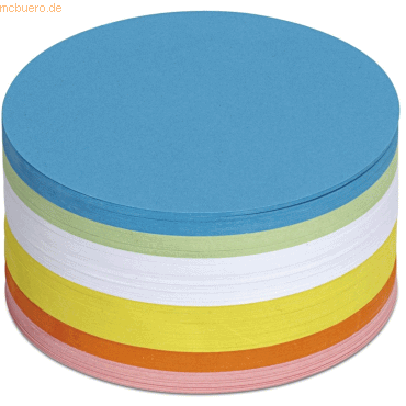 MAUL Moderationskarten Kreis 95mm sortiert VE=250 stück MAUL Moderationskarten Kreis 95mm sortiert VE=250 stück von Maul