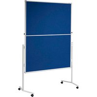 MAUL Moderationswand professionell, klappbar 120,0 x 150,0 cm blau von Maul