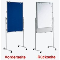 MAUL Moderationswand professionell 75,0 x 120,0 cm blau, weiß von Maul