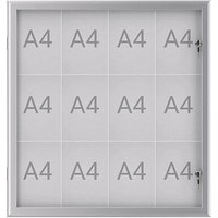 MAUL Schaukasten Excite alu 12x DIN A4 MAUL Schaukasten Excite alu 12x DIN A4 von Maul