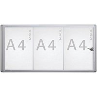 MAUL Schaukasten Extraslim alu 3x DIN A4 MAUL Schaukasten Extraslim alu 3x DIN A4 von Maul