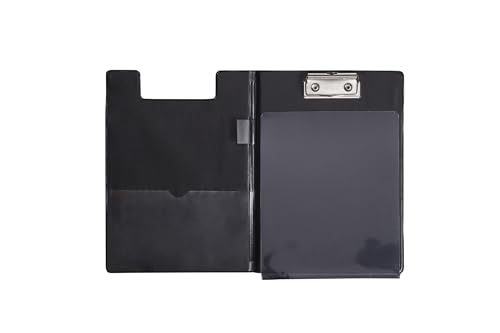 MAUL Schreibmappe A5 | Mappe aus Karton mit Folienüberzug | Dokumentenmappe A5 mit Fach für Papier und Durchschreibschutz | Dokumententasche zum Aufhängen | Aktenmappe für Büro | Schwarz MAUL Schreibmappe A5 | Mappe aus Karton mit Folienüberzug | Dokumentenmappe A5 mit Fach für Papier und Durchschreibschutz | Dokumententasche zum Aufhängen | Aktenmappe für Büro | Schwarz von Maul
