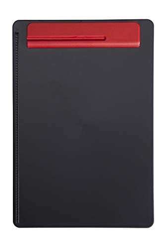 MAUL Klemmbrett A4 MAULgo | Schreibbrett im A4 Format | Moderne Schreibmappe mit Halterung für Stifte und Kugelschreiber | Ideales Klemmbrett für Alltag im Büro und Universität | Schwarz/Rot MAUL Klemmbrett A4 MAULgo | Schreibbrett im A4 Format | Moderne Schreibmappe mit Halterung für Stifte und Kugelschreiber | Ideales Klemmbrett für Alltag im Büro und Universität | Schwarz/Rot von Maul