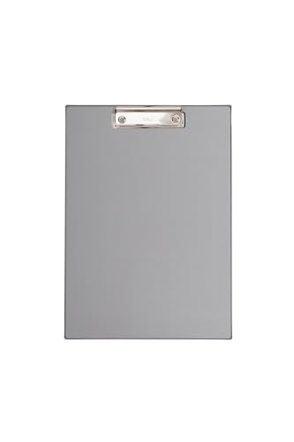 MAUL Klemmbrett A4 | Klemmbrett aus Karton mit Folie | Schreibbrett mit Papierklemme | Clipboard mit moderner Klemmer zur Aufbewahrung von Papier | für Büro, Küche und Werkstatt | Silber MAUL Klemmbrett A4 | Klemmbrett aus Karton mit Folie | Schreibbrett mit Papierklemme | Clipboard mit moderner Klemmer zur Aufbewahrung von Papier | für Büro, Küche und Werkstatt | Silber von Maul