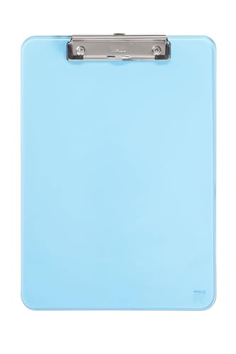 MAUL Klemmbrett A4 MAULneon | Schreibbrett aus Kunststoff im DIN A4 Format | Clipboard zum Aufhängen | moderner Klemmer zur Aufbewahrung von Papier | für Büro, Küche und Werkstatt | Blau MAUL Klemmbrett A4 MAULneon | Schreibbrett aus Kunststoff im DIN A4 Format | Clipboard zum Aufhängen | moderner Klemmer zur Aufbewahrung von Papier | für Büro, Küche und Werkstatt | Blau von Maul