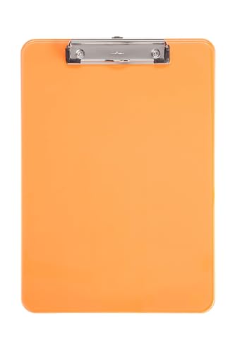 MAUL Klemmbrett A4 MAULneon | Schreibbrett aus Kunststoff im DIN A4 Format | Clipboard zum Aufhängen | moderner Klemmer zur Aufbewahrung von Papier | für Büro, Küche und Werkstatt | Orange MAUL Klemmbrett A4 MAULneon | Schreibbrett aus Kunststoff im DIN A4 Format | Clipboard zum Aufhängen | moderner Klemmer zur Aufbewahrung von Papier | für Büro, Küche und Werkstatt | Orange von Maul