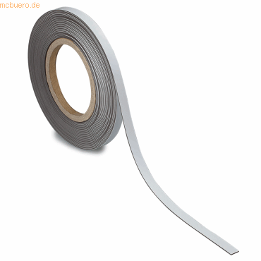 Maul Kennzeichnungsband magnetisch 10m x 1cm weiß von Maul