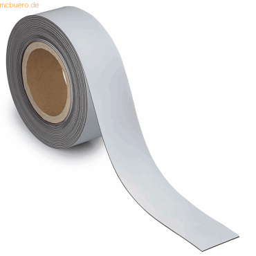 Maul Kennzeichnungsband magnetisch 10m x 5cm weiß von Maul