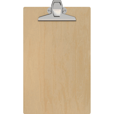 Maul Klemmbrett MAULtilia A4hoch Lindenholz Klemmweite 2cm von Maul