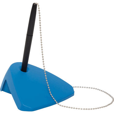 Maul Kuliständer mit Kugelkette blau Recycling Kunststoff Fuß 112x108m von Maul