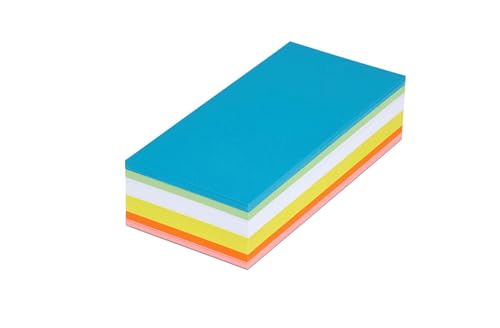 MAUL Moderationskarten rechteckig 205x95mm (250 Stück) | Beschriftbare Karteikarten | Coaching Karten | Präsentationskarten | Moderationskoffer Nachfüllpack | 150 g/m² Papier | Bunt MAUL Moderationskarten rechteckig 205x95mm (250 Stück) | Beschriftbare Karteikarten | Coaching Karten | Präsentationskarten | Moderationskoffer Nachfüllpack | 150 g/m² Papier | Bunt von Maul