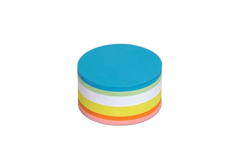 MAUL Moderationskarten rund Ø 9,5 cm (250 Stück) | Beschriftbare Karteikarten | Coaching Karten | Präsentationskarten | Moderationskoffer Nachfüllpack | 150 g/m² Papier | Bunt MAUL Moderationskarten rund Ø 9,5 cm (250 Stück) | Beschriftbare Karteikarten | Coaching Karten | Präsentationskarten | Moderationskoffer Nachfüllpack | 150 g/m² Papier | Bunt von Maul