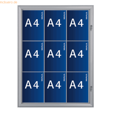 Maul Schaukasten SC3000 aluminium In-/Outdoor 100,5x74,0x2,8 cm von Maul