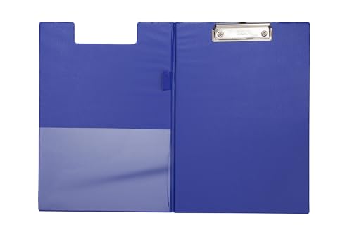 MAUL Schreibmappe A4 | Mappe aus Karton mit Folienüberzug zum Zuklappen | Dokumentenmappe A4 mit Fach für Papier | Praktische Dokumententasche zum Aufhängen | Aktenmappe für Büro | Blau MAUL Schreibmappe A4 | Mappe aus Karton mit Folienüberzug zum Zuklappen | Dokumentenmappe A4 mit Fach für Papier | Praktische Dokumententasche zum Aufhängen | Aktenmappe für Büro | Blau von Maul