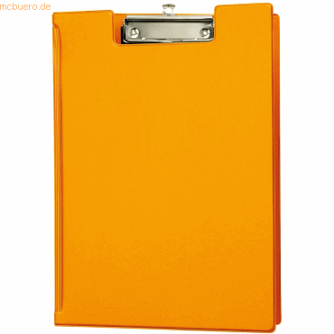 12 x Maul Schreibmappe mit Folienüberzug A4 hoch orange von Maul